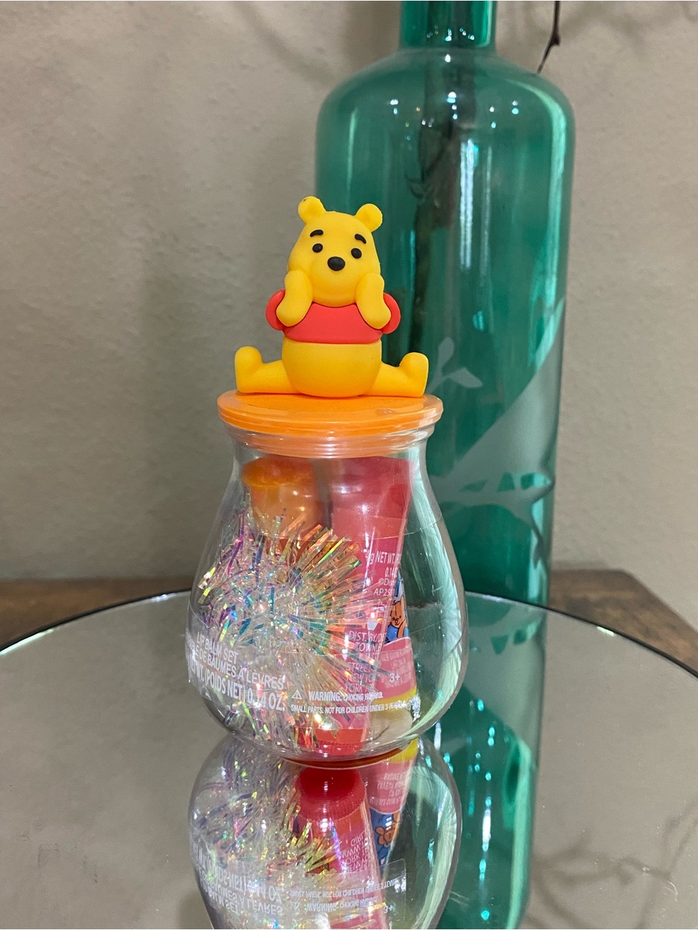 Winnie the Pooh Lip Balm Jar, new!